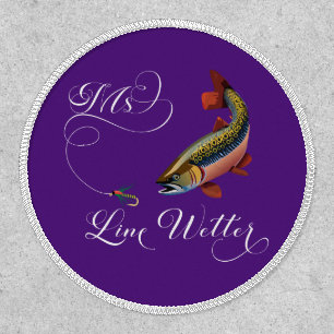 Ms Line Wetter Brown Trout Fly Fishing Patch