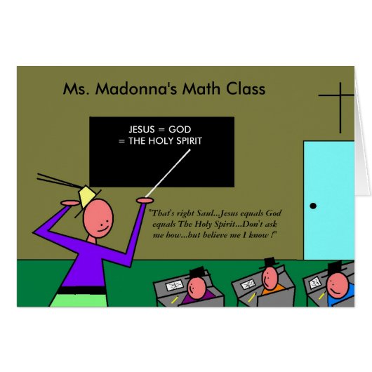 Ms. Madonna's Math Class Cards (Front Horizontal)