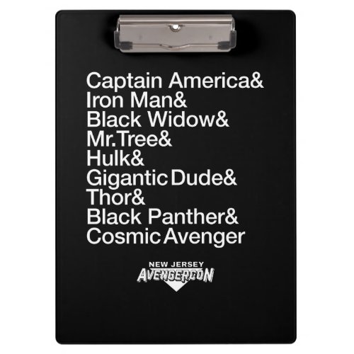 Ms Marvel  Avengercon _ Hero Ampersand List Clipboard