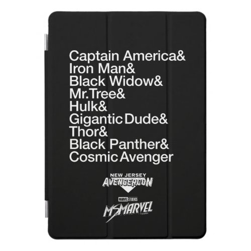 Ms Marvel  Avengercon _ Hero Ampersand List iPad Pro Cover