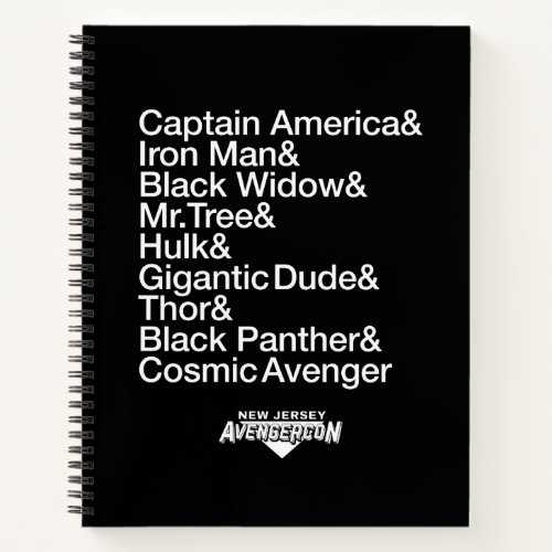 Ms Marvel  Avengercon _ Hero Ampersand List Notebook