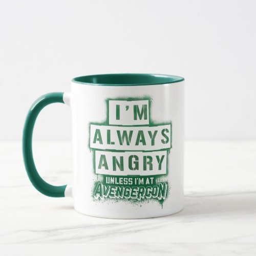 Ms Marvel  Avengercon _ Hulk Im Always Angry Mug