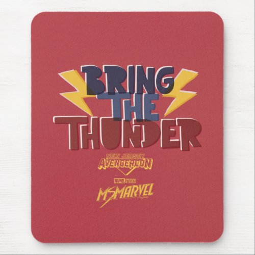 Ms Marvel  Avengercon _ Thor Bring The Thunder Mouse Pad