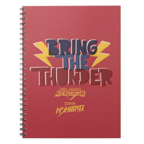 Ms Marvel  Avengercon _ Thor Bring The Thunder Notebook