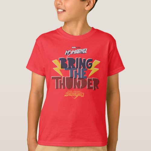 Ms Marvel  Avengercon _ Thor Bring The Thunder T_Shirt