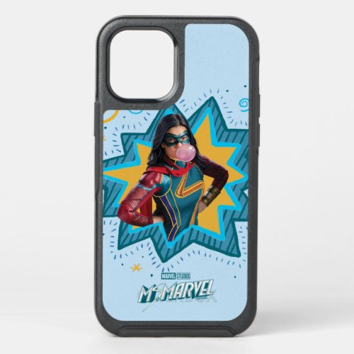 Ms Marvel  Bubblegum Hero Art Doodle OtterBox Symmetry iPhone 12 Case