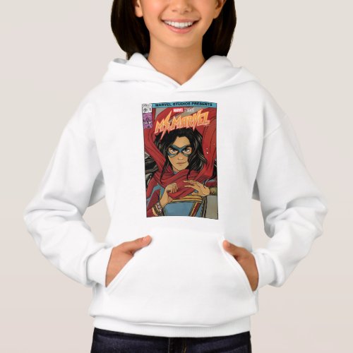 Ms Marvel  Comic Book Cover Tribute Hoodie