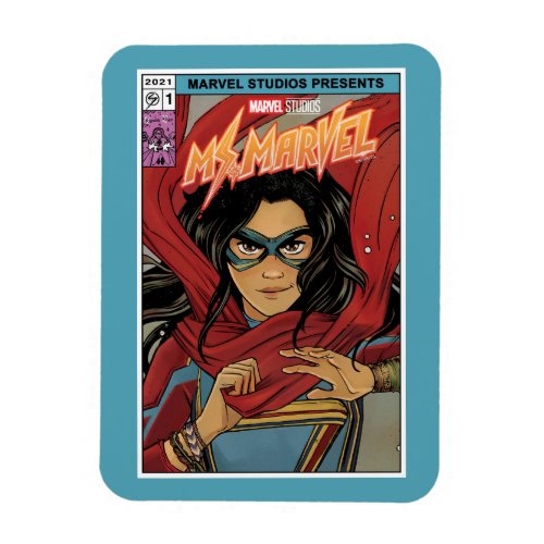 Ms Marvel  Comic Book Cover Tribute Magnet