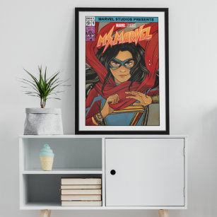 Ms. Marvel | Comic Book Cover Tribute Poster