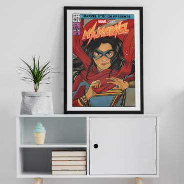 Ms. Marvel | Comic Book Cover Tribute Poster