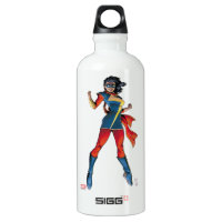 Ms. Marvel Comic Cover #1 Variant Water Bottle