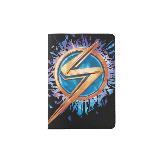 Ms. Marvel | Golden Logo Passport Holder (Front)