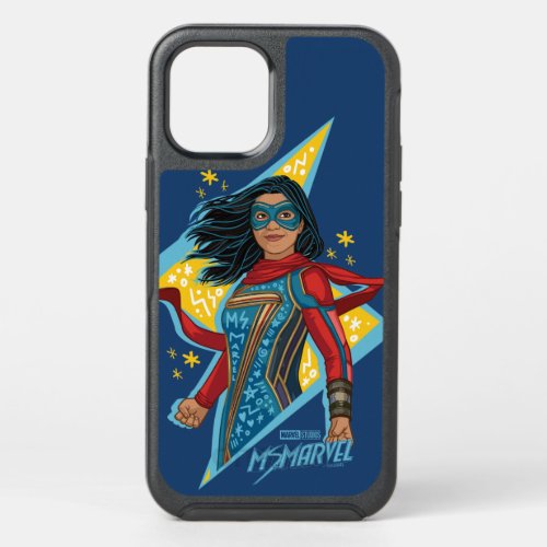 Ms Marvel  Heroic Lightning Bolt Doodle OtterBox Symmetry iPhone 12 Case