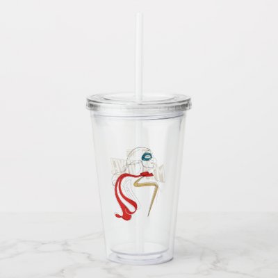 Ms. Marvel | Minimalist Single Line Drawing Acrylic Tumbler