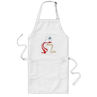Ms. Marvel | Minimalist Single Line Drawing Long Apron