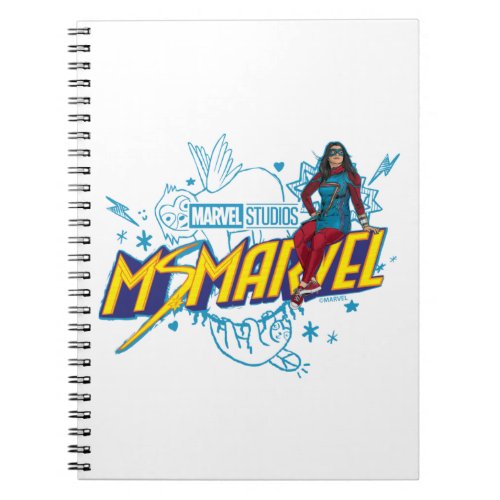 Ms Marvel  Ms Marvel With Sloth Baby Sketch Notebook