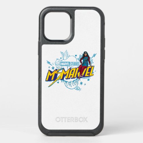 Ms Marvel  Ms Marvel With Sloth Baby Sketch OtterBox Symmetry iPhone 12 Case