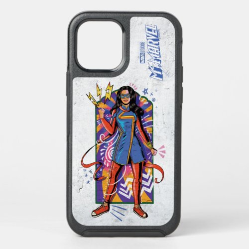 Ms Marvel  Mural Sketch Graphic OtterBox Symmetry iPhone 12 Case