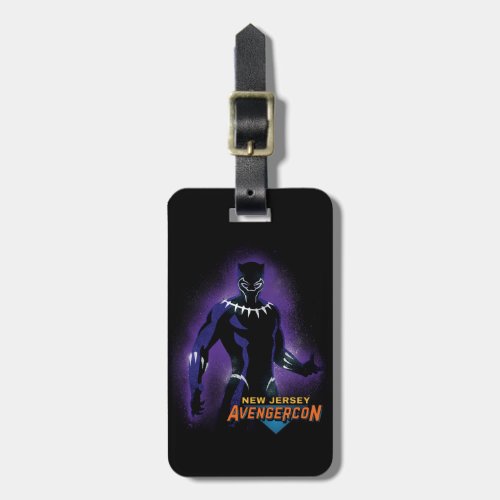 Ms Marvel  New Jersey Avengercon _ Black Panther Luggage Tag