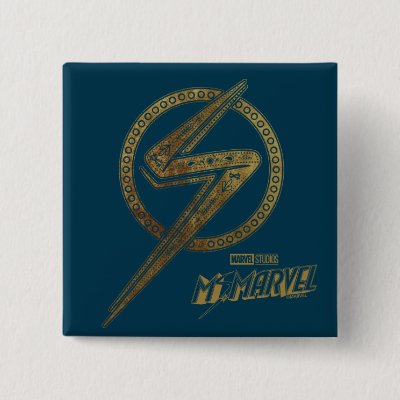 Ms. Marvel | Ornate Pattern Logo Button