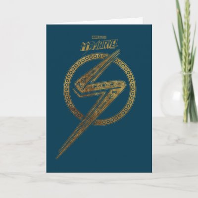 Ms. Marvel | Ornate Pattern Logo Card