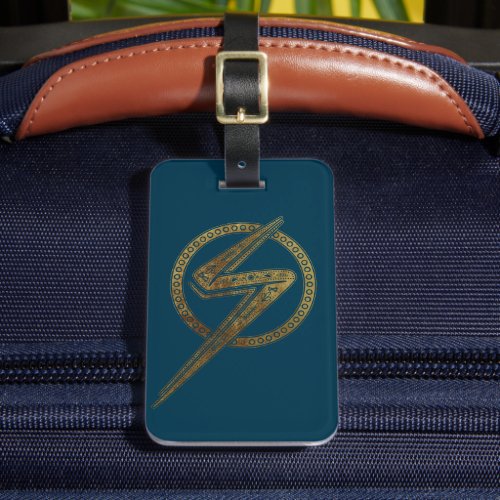 Ms Marvel  Ornate Pattern Logo Luggage Tag