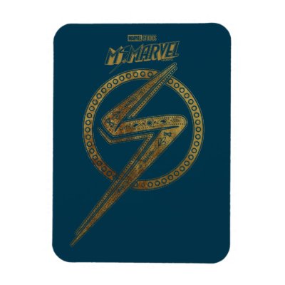 Ms. Marvel | Ornate Pattern Logo Magnet