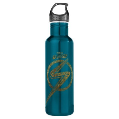 Ms. Marvel | Ornate Pattern Logo Stainless Steel Water Bottle