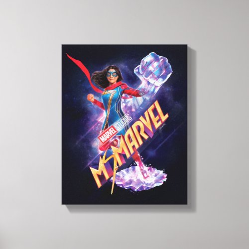 Ms Marvel  Powerful Fist Canvas Print