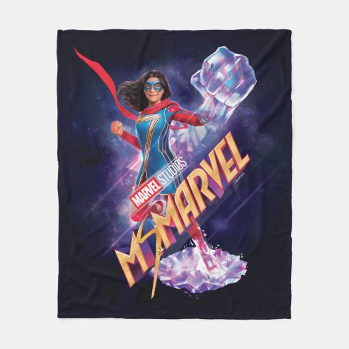 Ms Marvel  Powerful Fist Fleece Blanket