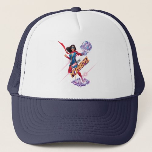 Ms Marvel  Powerful Fist Trucker Hat