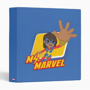 Ms. Marvel Rectangular Character Graphic 3 Ring Binder