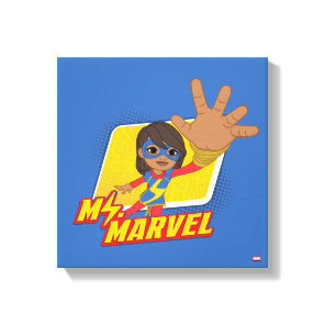 Ms. Marvel Rectangular Character Graphic Canvas Print