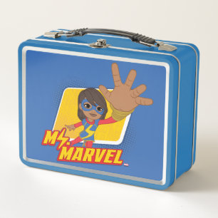 Ms. Marvel Rectangular Character Graphic Metal Lunch Box