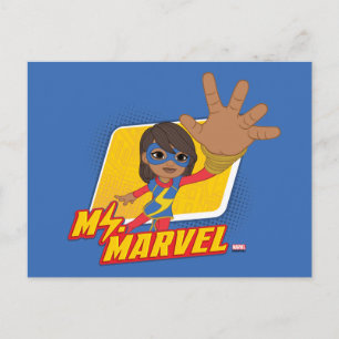 Ms. Marvel Rectangular Character Graphic Postcard