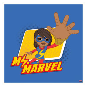 Ms. Marvel Rectangular Character Graphic Poster