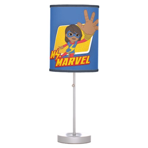 Ms Marvel Rectangular Character Graphic Table Lamp