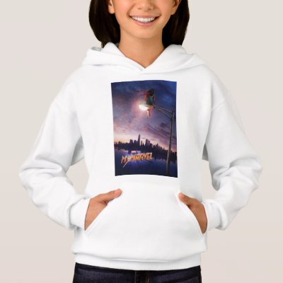 Ms. Marvel | Sitting On Street Light Hoodie