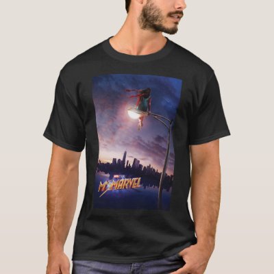 Ms. Marvel | Sitting On Street Light T-Shirt