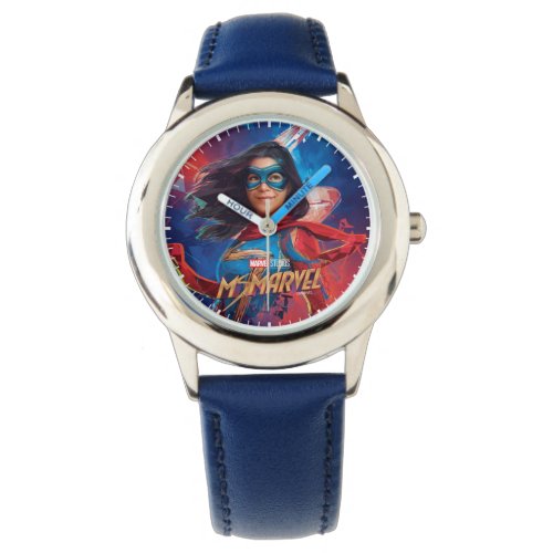 Ms Marvel  Stylized Geometric Sketch Watch