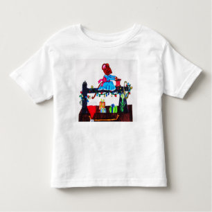 MS. MOUSE MAKES A SANTA HAT  TODDLER T-SHIRT