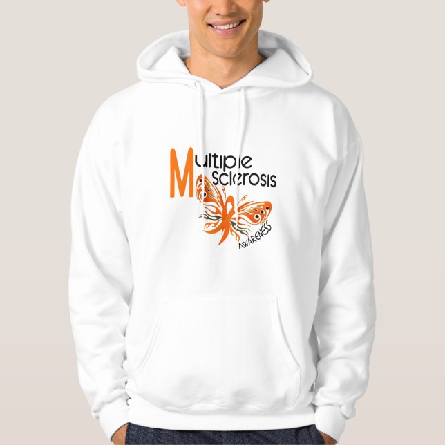 MS Multiple Sclerosis BUTTERFLY 3.1 Hoodie (Front)