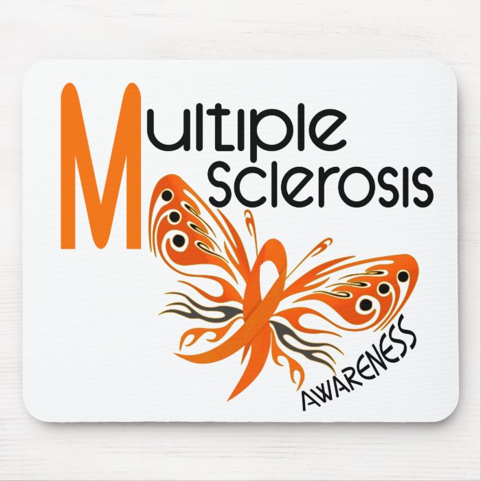 MS Multiple Sclerosis BUTTERFLY 3.1 Mouse Mat