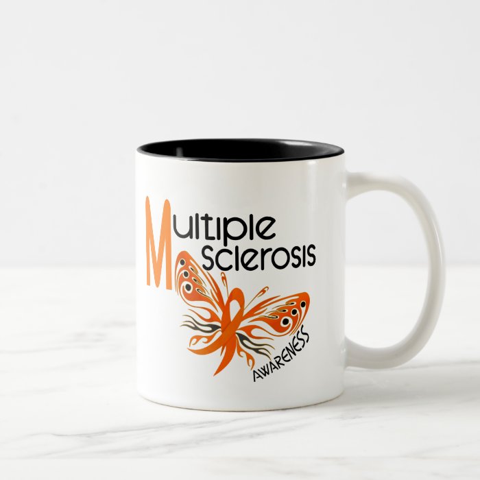 MS Multiple Sclerosis BUTTERFLY 3.1 Mug