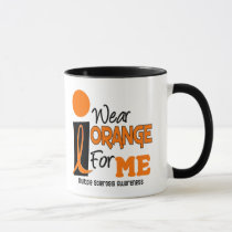 MS Multiple Sclerosis I Wear Orange For ME 9 Mug