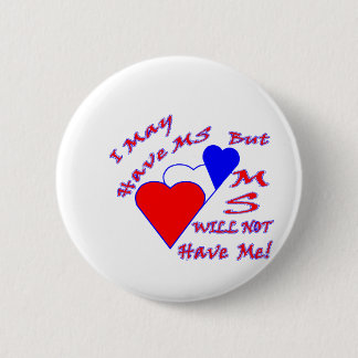 MS NOT HRT RWB PINBACK BUTTON