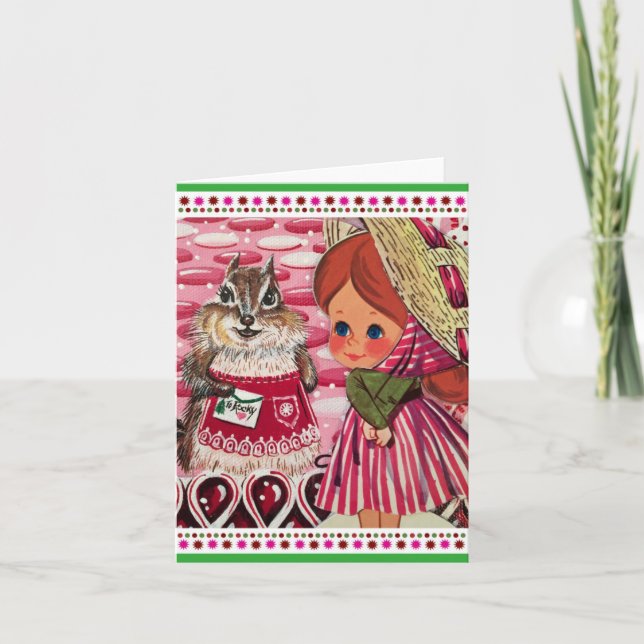 Ms. Riddle Visits Ms. Elizabeth Note Card (Front)