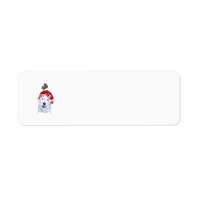 Ms. Santa Labradoodle Label (Front)