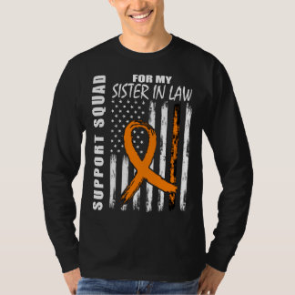 MS Sister In Law Multiple Sclerosis Awareness USA  T-Shirt