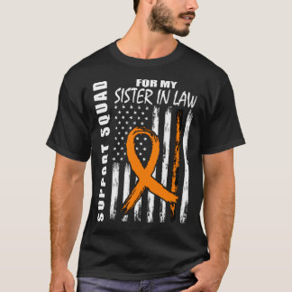 MS Sister In Law Multiple Sclerosis Awareness USA  T-Shirt